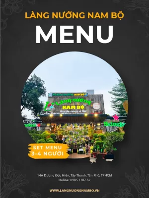 MENU TIỆC LẺ ( 3-4 người)