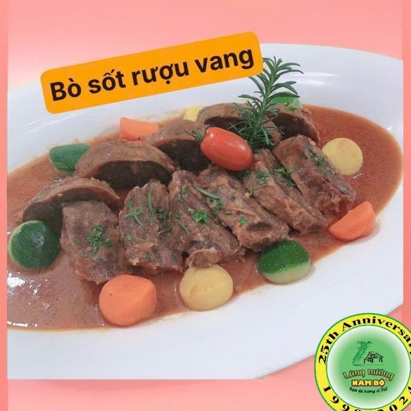 BÒ SỐT RƯỢU VANG